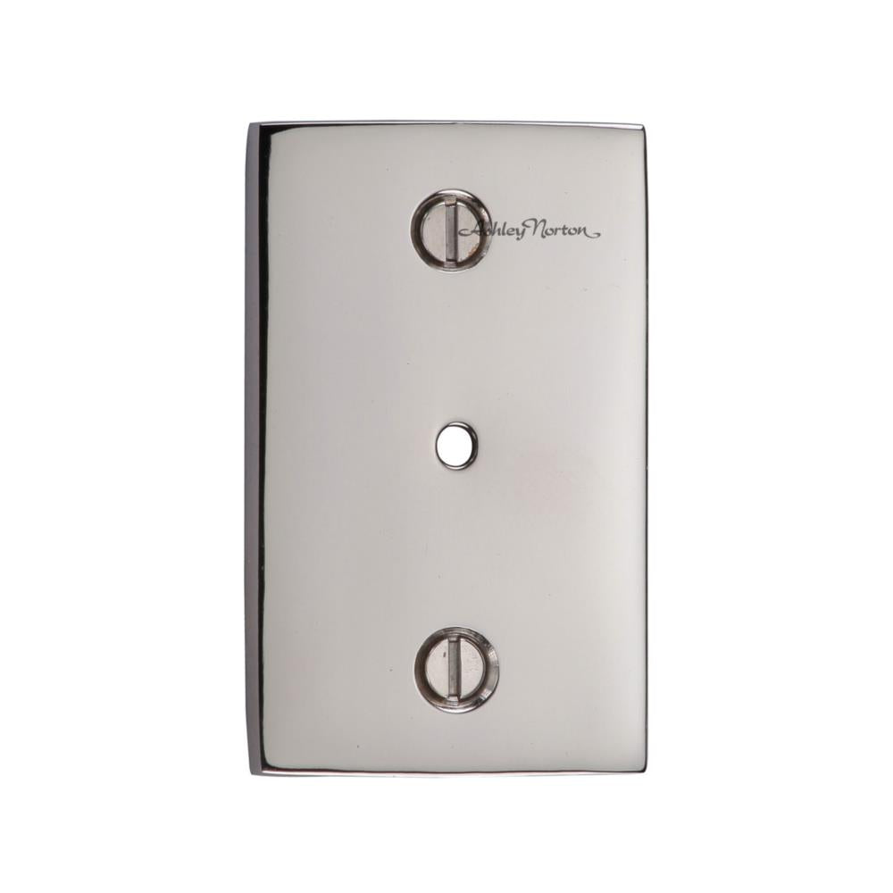 Ashley Norton MT42SQ Rectangular Backplate in Polished Nickel