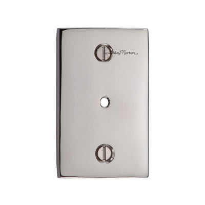 Ashley Norton MT42SQ Rectangular Backplate in Polished Nickel
