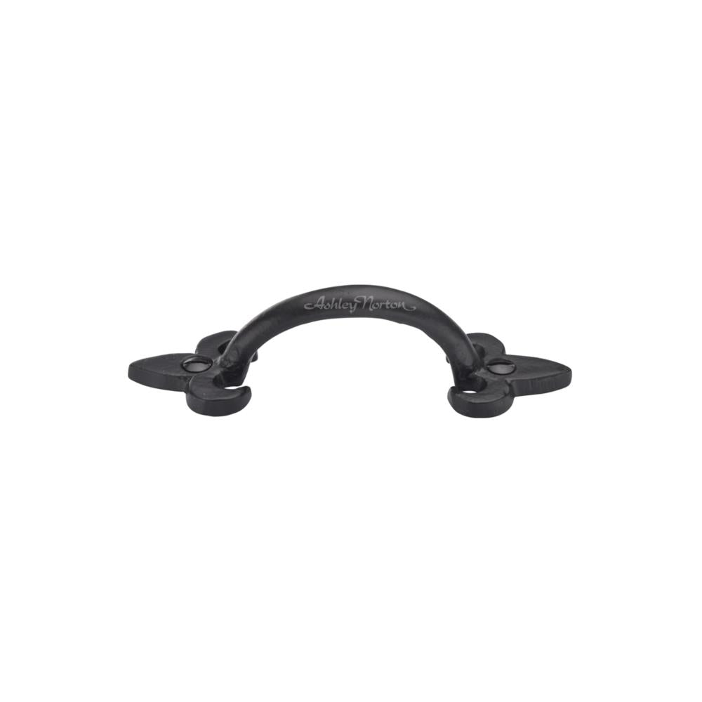 Ashley Norton 1092 Fleur-de-Lis Pull in Matte Black