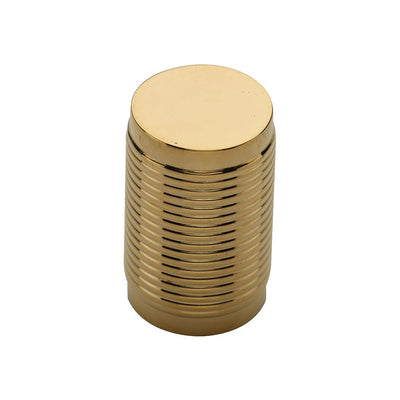 Ashley Norton MT3840 Reeded Stick Cabinet Knob in Unlacquered Brass