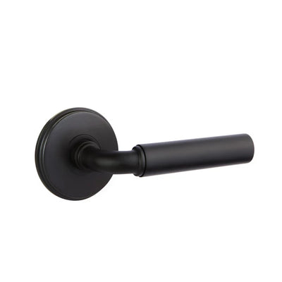 Emtek Manning Lever with Watford Rosette in Flat Black