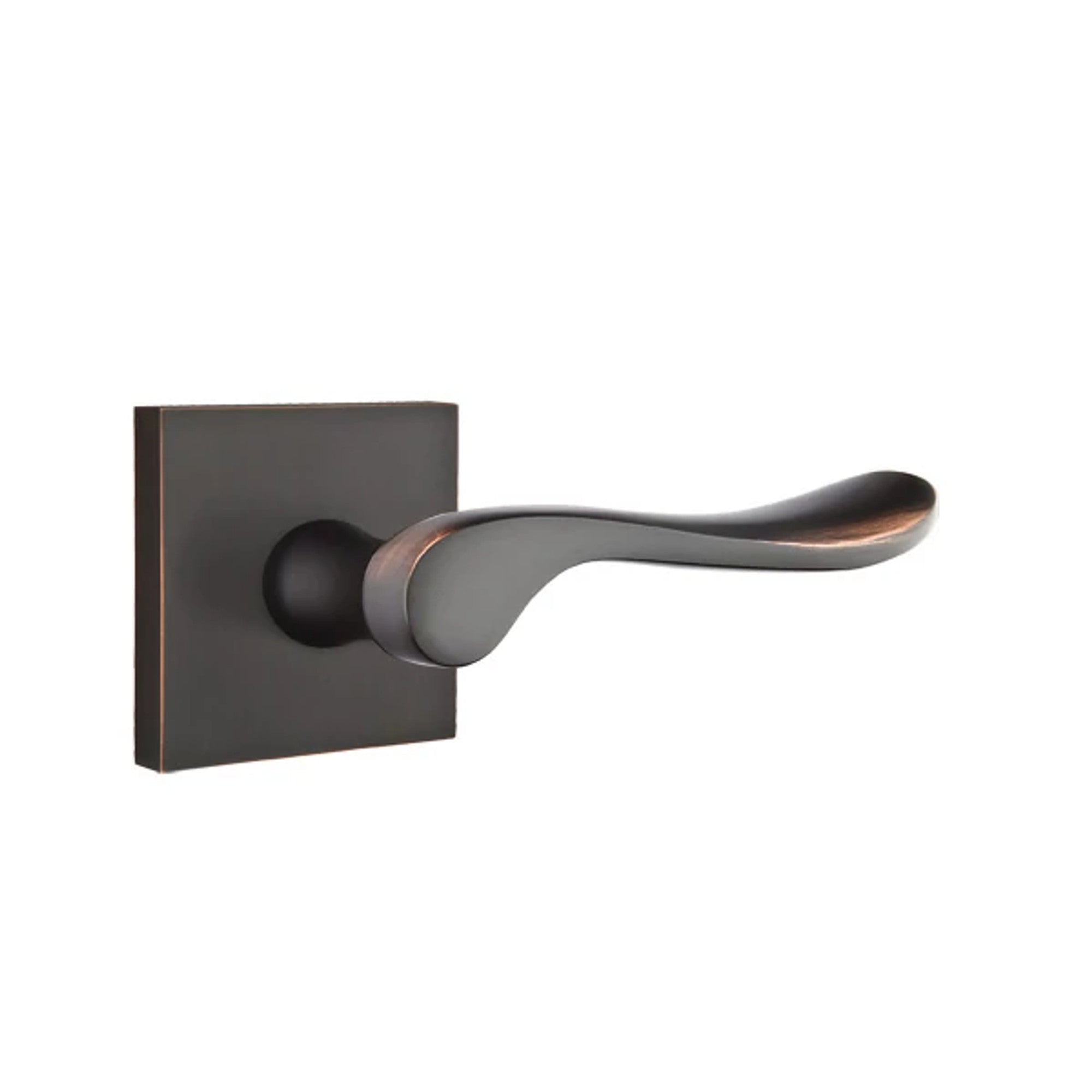 Emtek Luzern Lever with Square Rosette in Oil Rubbed Bronze