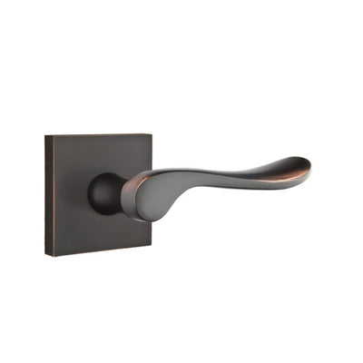 Emtek Luzern Lever with Square Rosette in Oil Rubbed Bronze