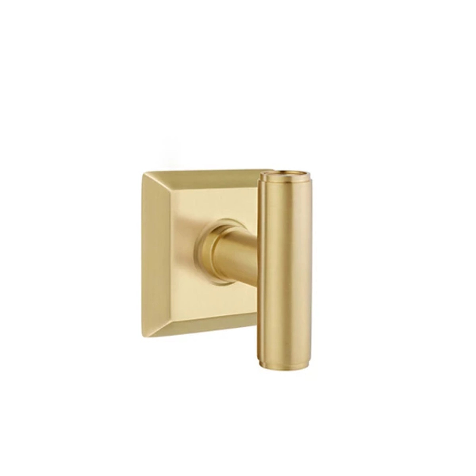 Emtek Ace Knob with Quincy Rosette in Satin Brass
