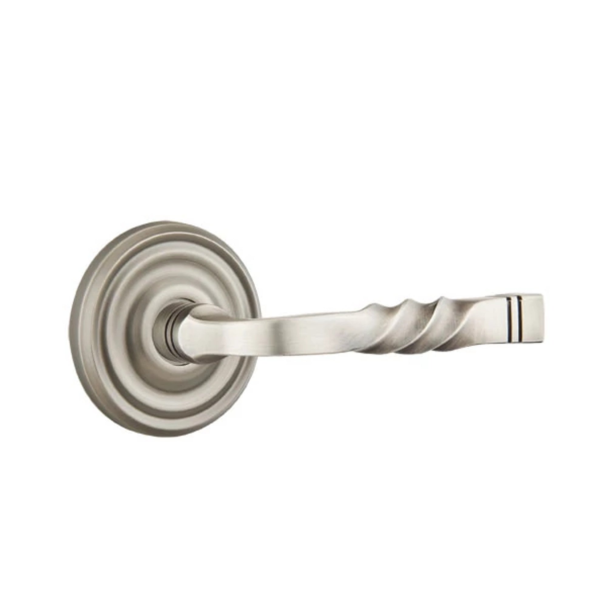 Emtek Santa Fe Lever with Regular Rosette in Pewter