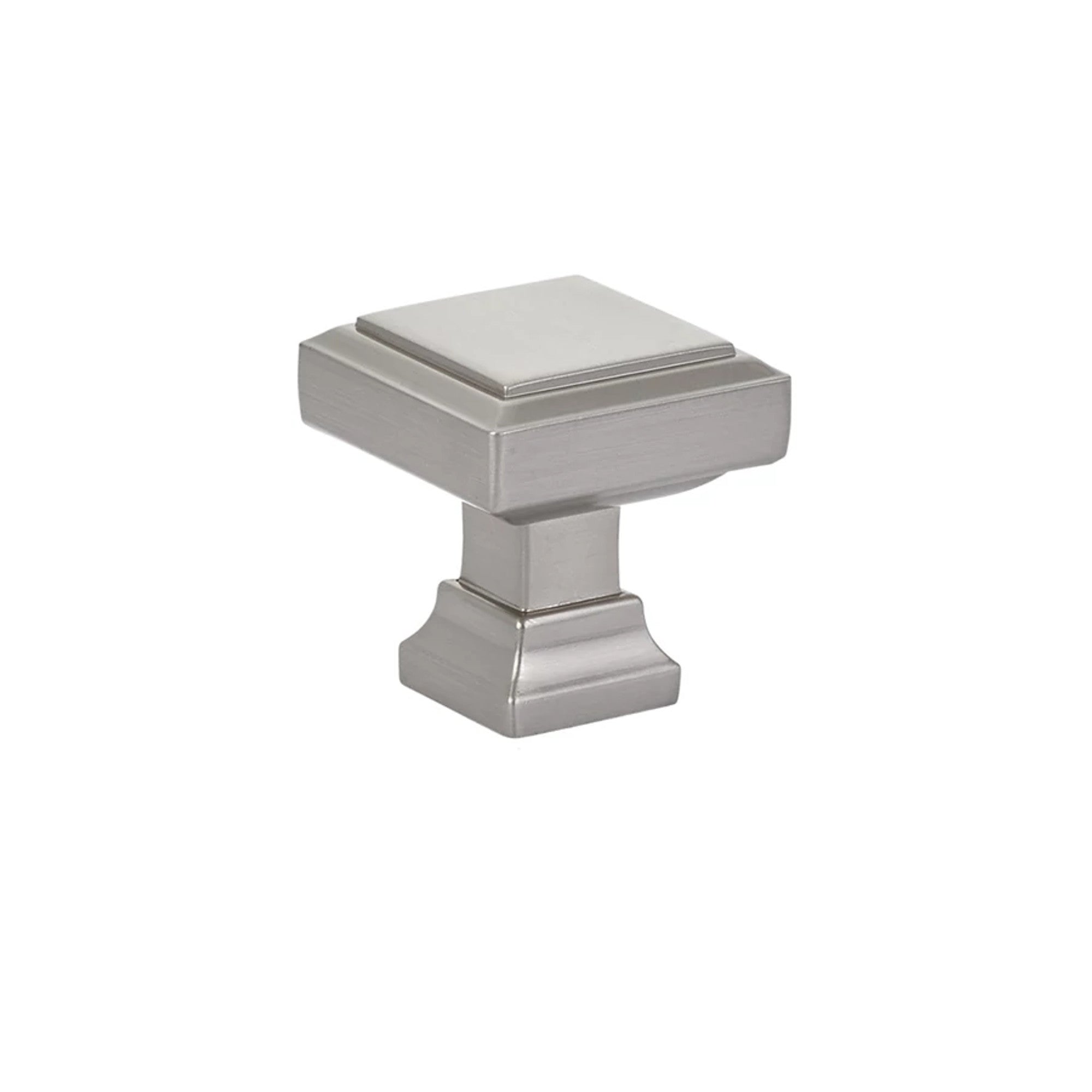 Emtek Geometric 1-1/4" Knob in Satin Nickel