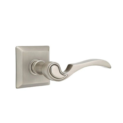 Emtek Coventry Lever with Quincy Rosette in Pewter