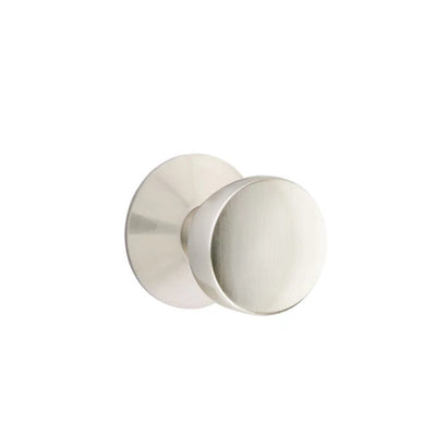 Emtek Laurent Knob with Modern Rosette in Satin Nickel
