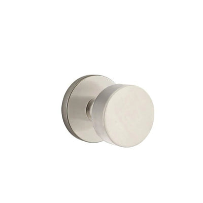 Emtek Round Knob with Disk Rosette in Satin Nickel