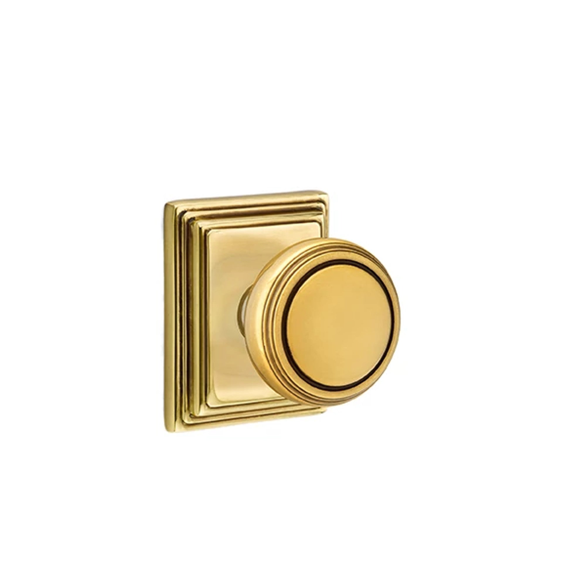 Emtek Norwich Knob with Wilshire Rosette in French Antique