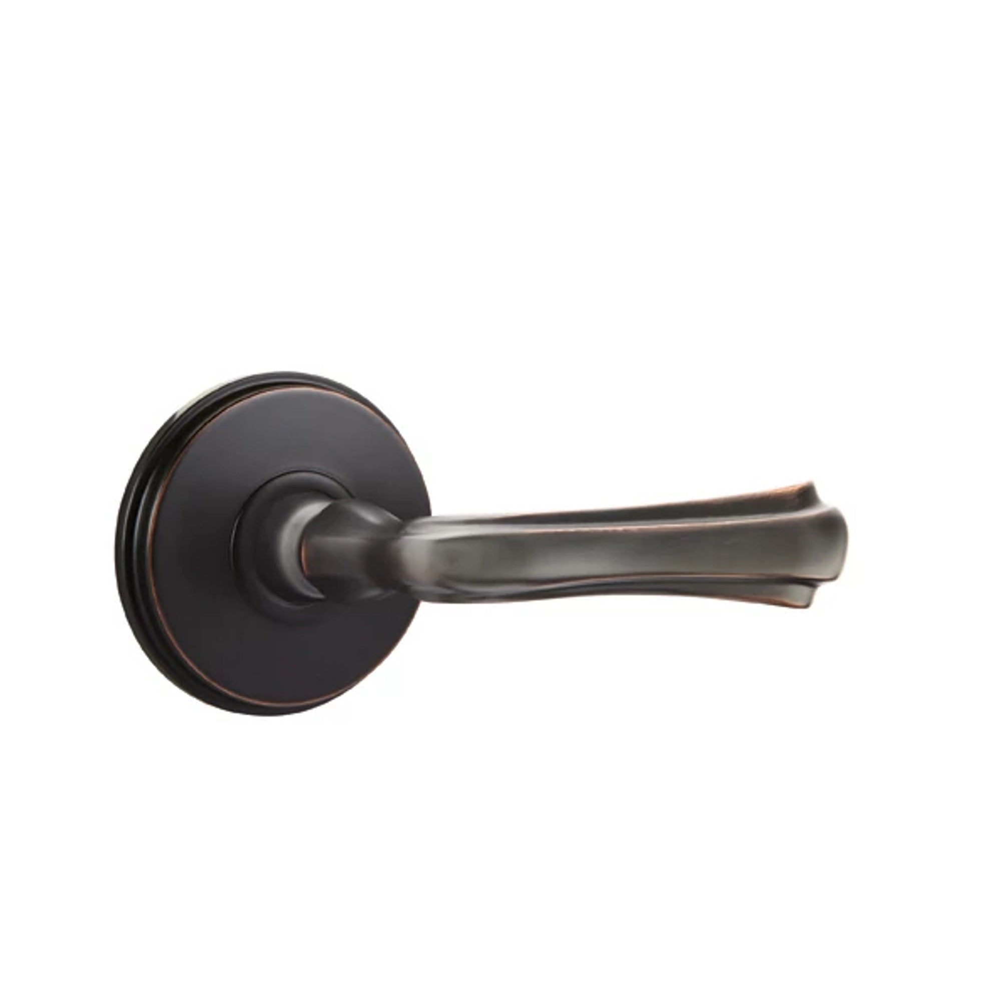 Emtek Wembley Lever with Watford Rosette in Oil Rubbed Bronze