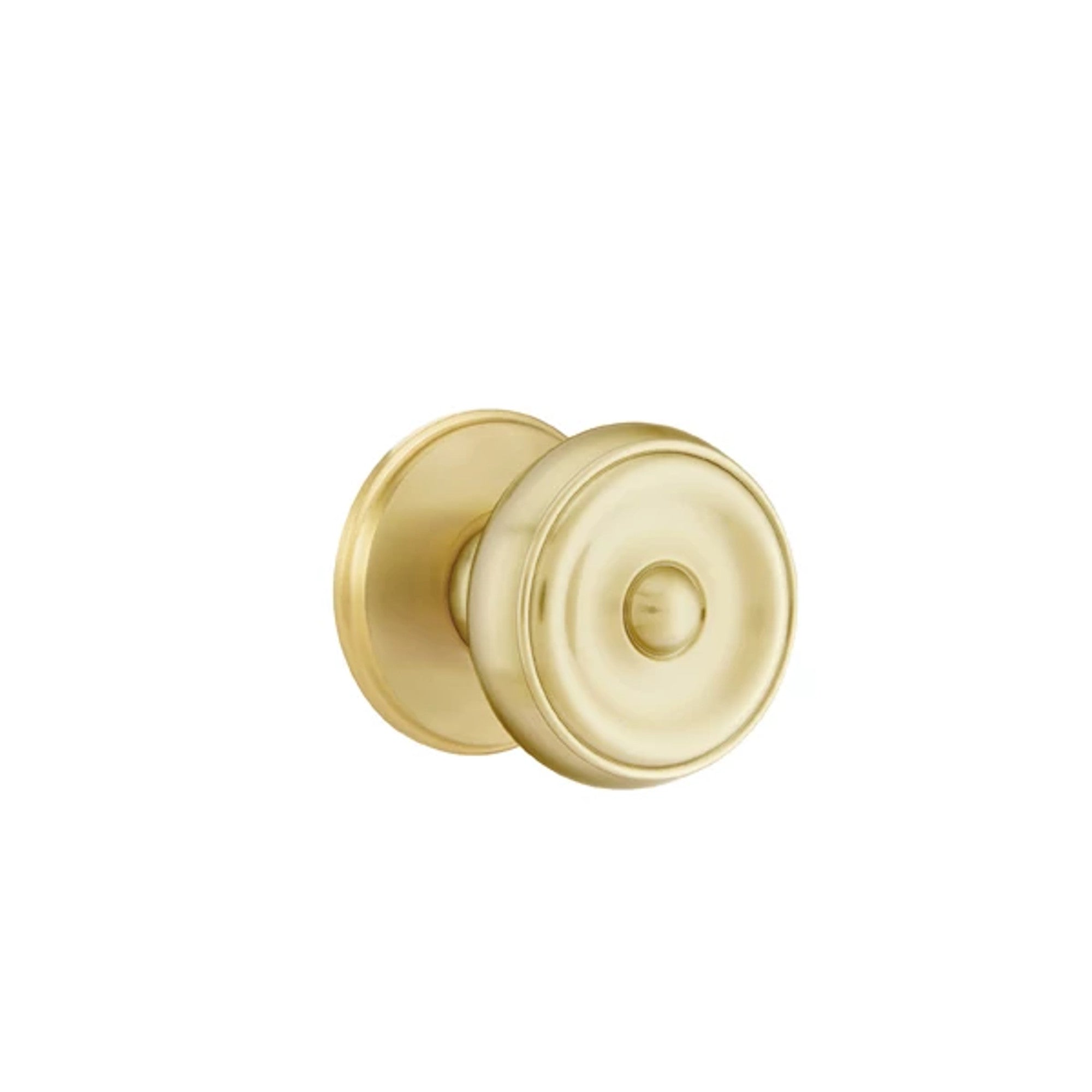 Emtek Waverly Knob with Watford Rosette in Satin Brass