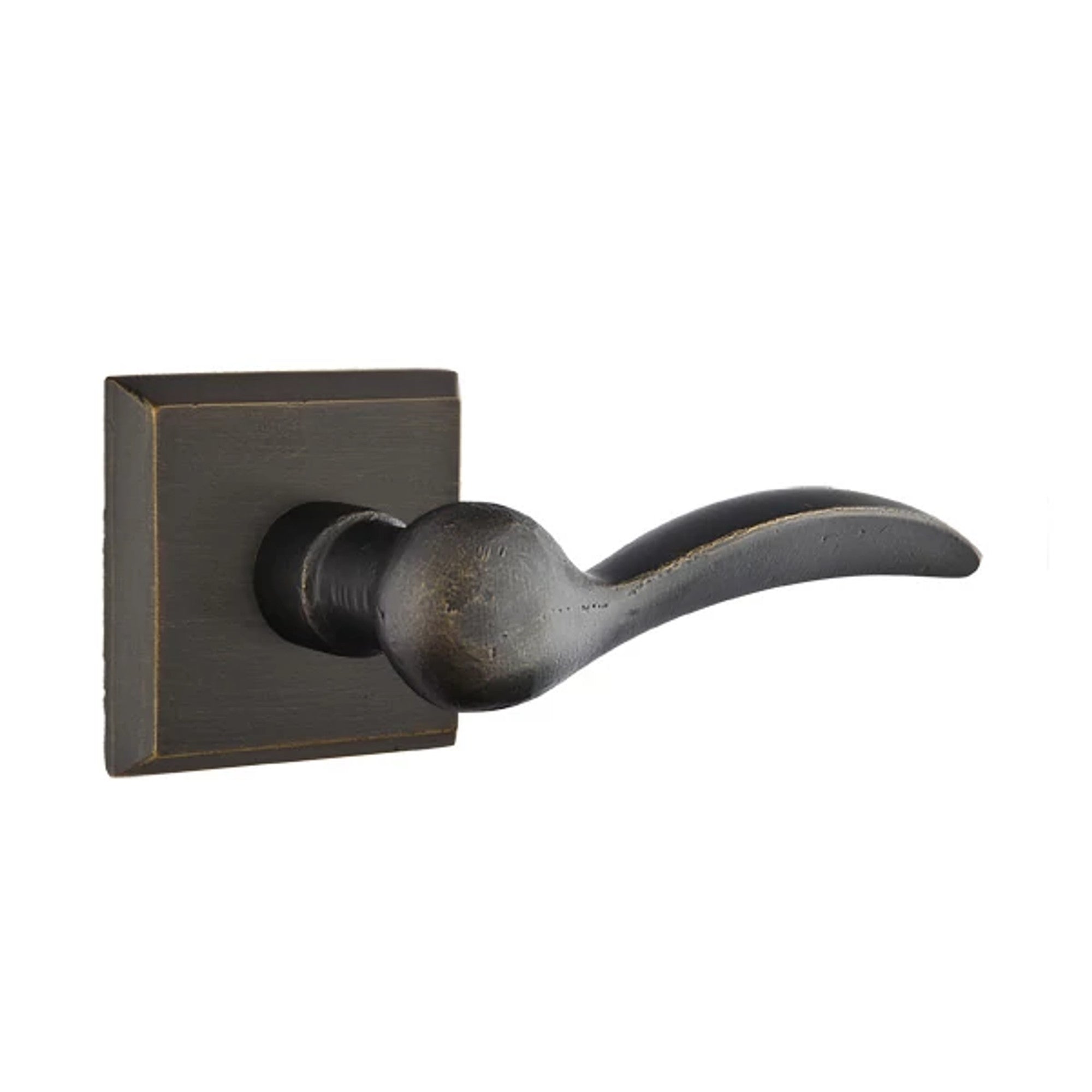 Emtek Durango Lever with #6 Rosette in Medium Bronze