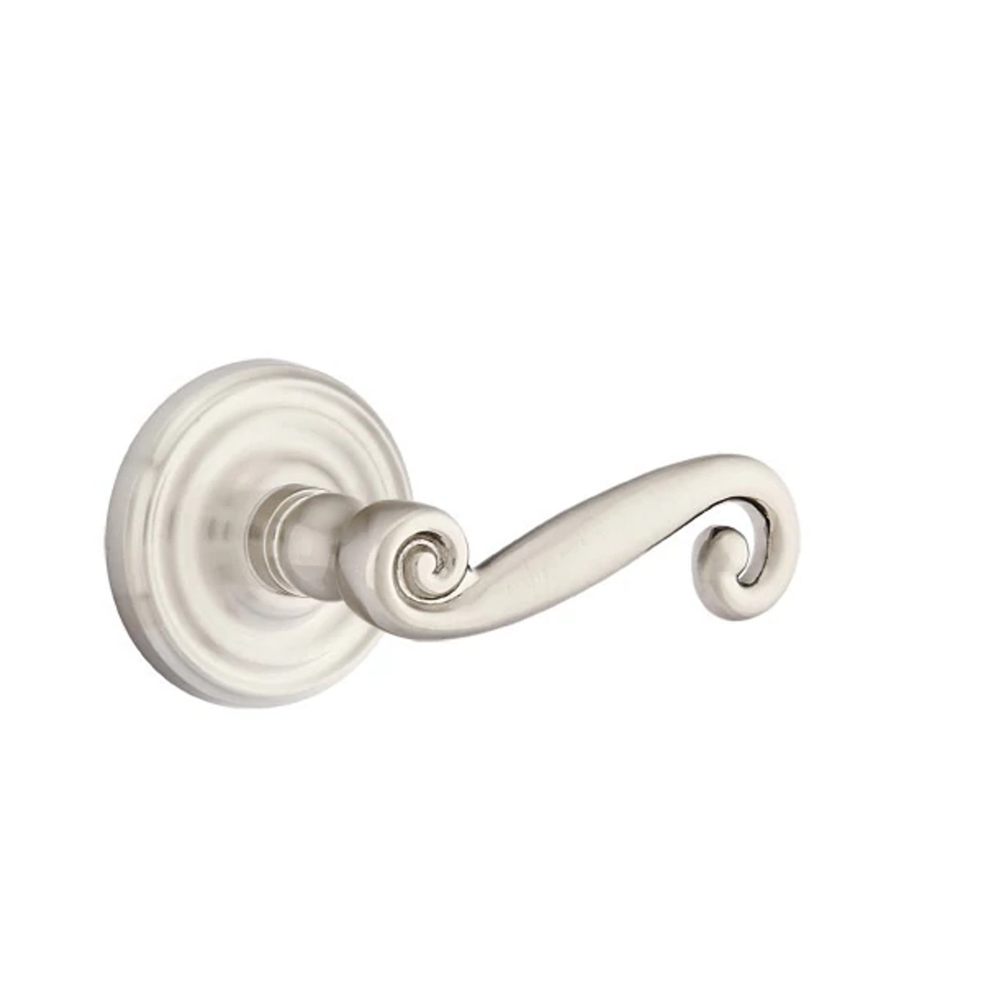 Emtek Rustic Lever with Regular Rosette in Satin Nickel