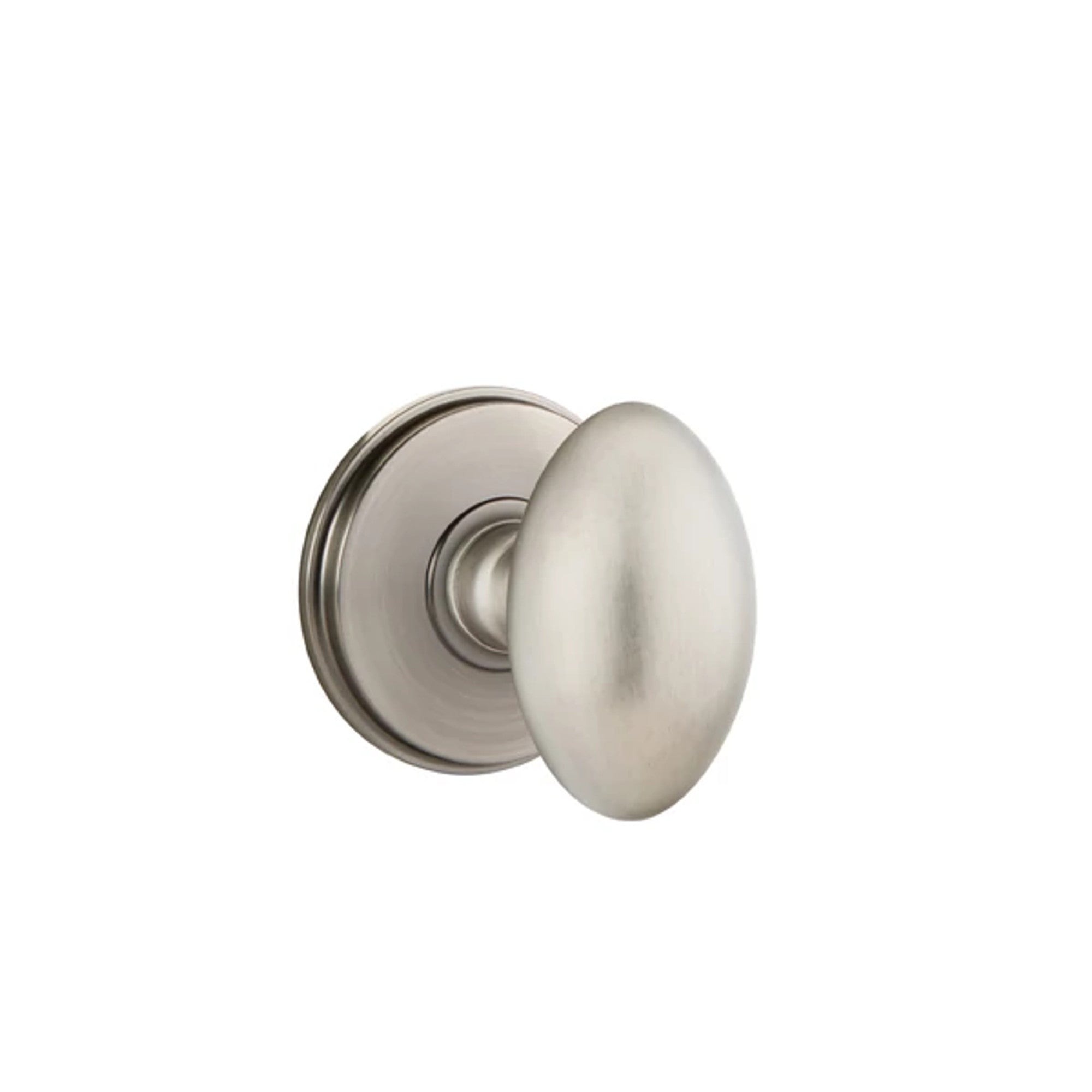 Emtek Egg Knob with Watford Rosette in Pewter