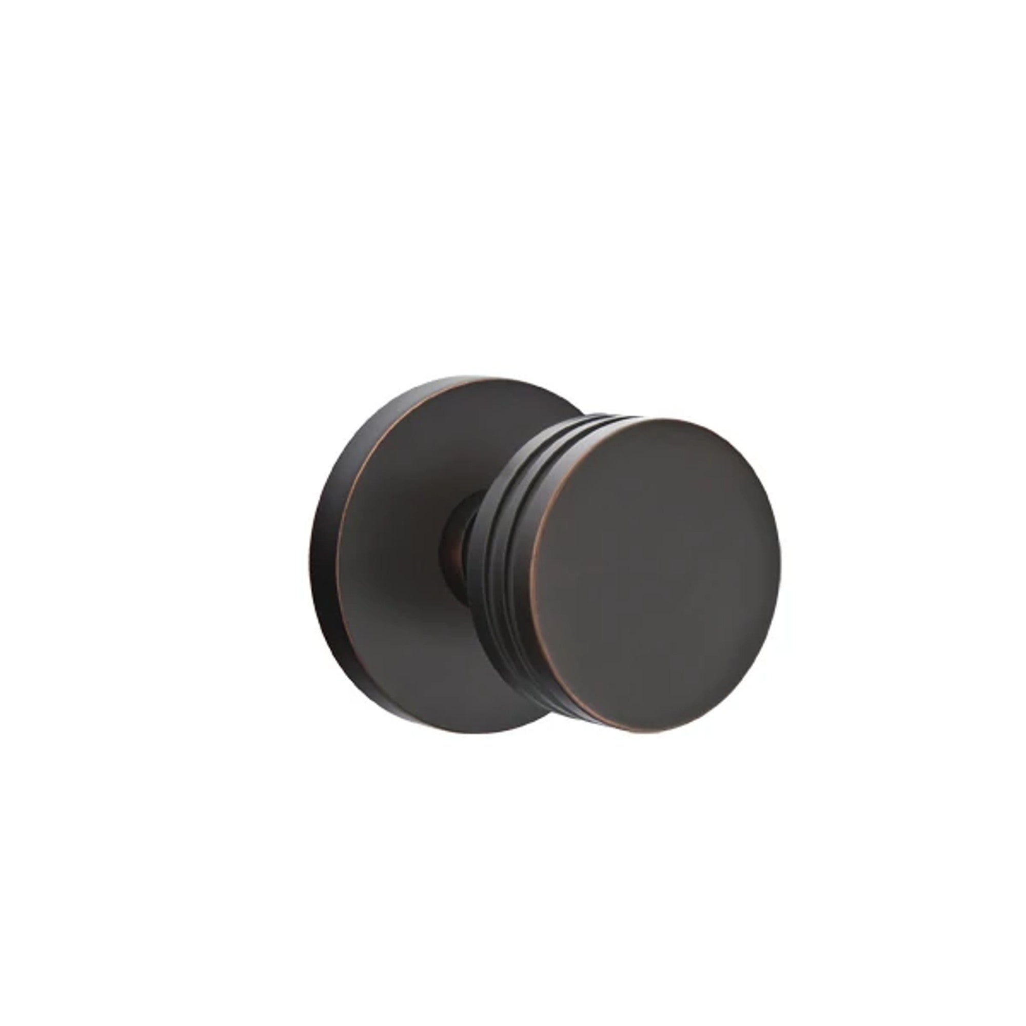 Emtek Bern Knob with Disk Rosette in Oil Rubbed Bronze