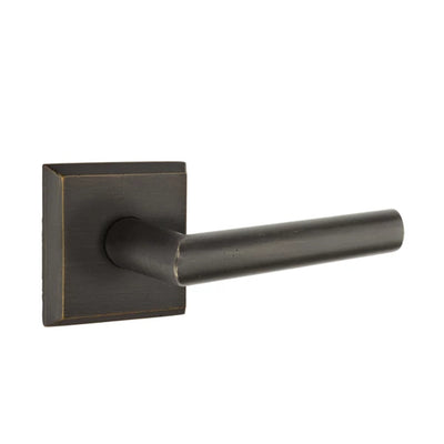 Emtek Mariposa Lever with #6 Rosette in Medium Bronze