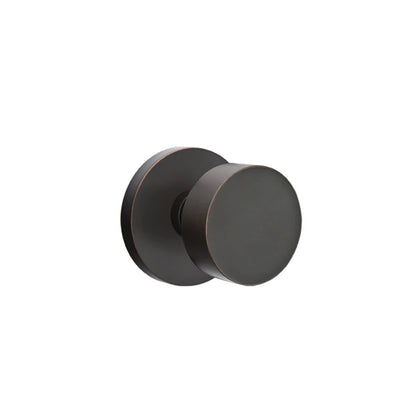 Emtek Round Knob with Disk Rosette in Oil Rubbed Bronze
