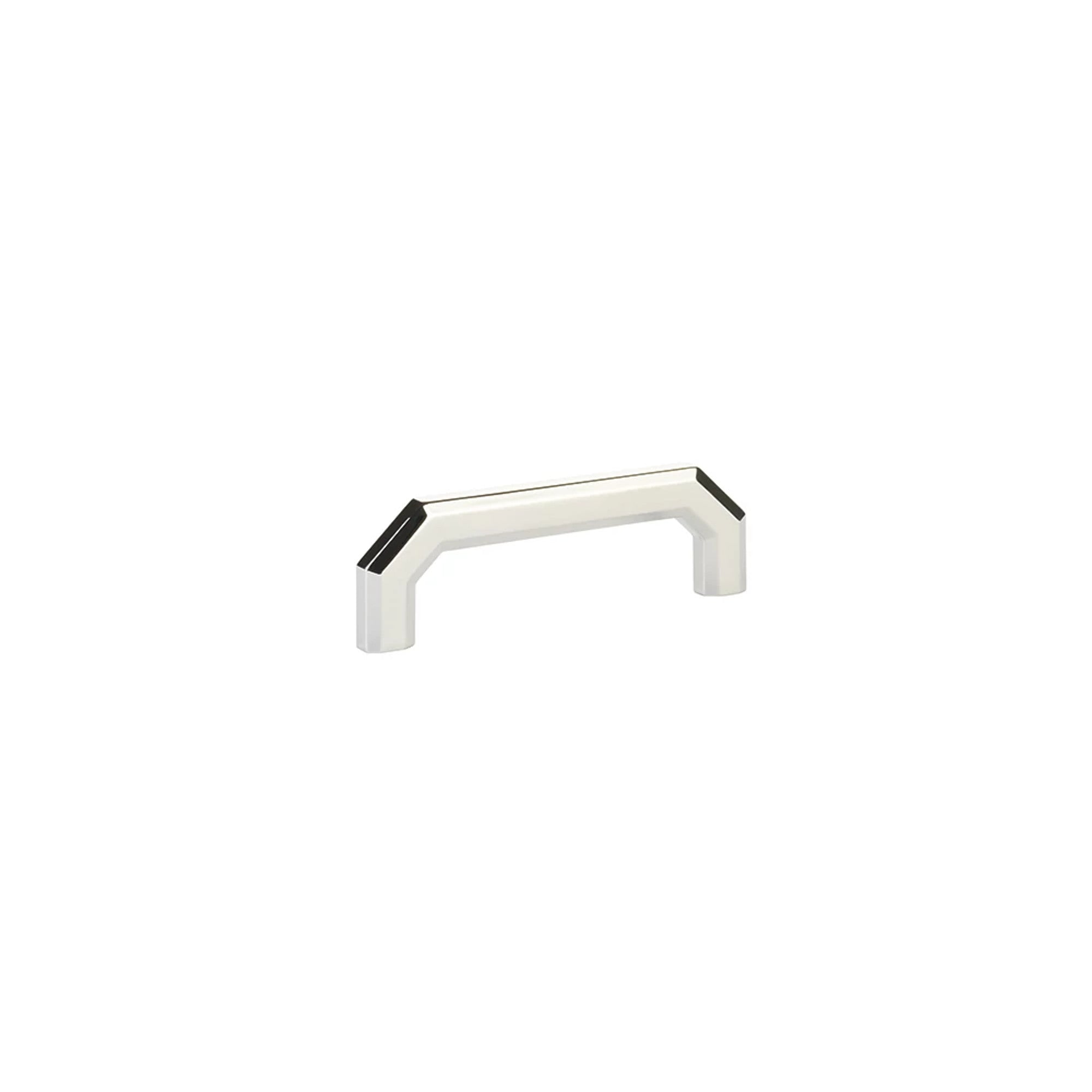 Emtek Riviera 4" C-C Pull in Polished Nickel