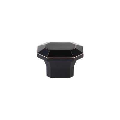 Emtek Riviera 2" x 1-3/8" Rectangular Knob in Oil Rubbed Bronze
