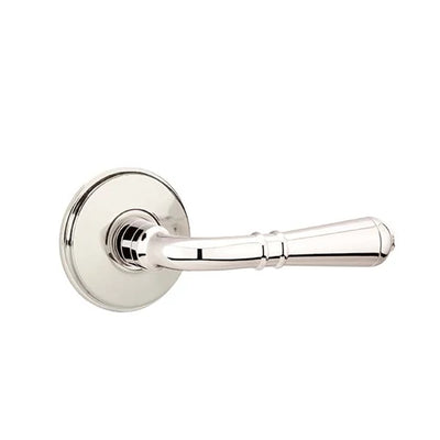 Emtek Turino Lever with Watford Rosette in Polished Nickel