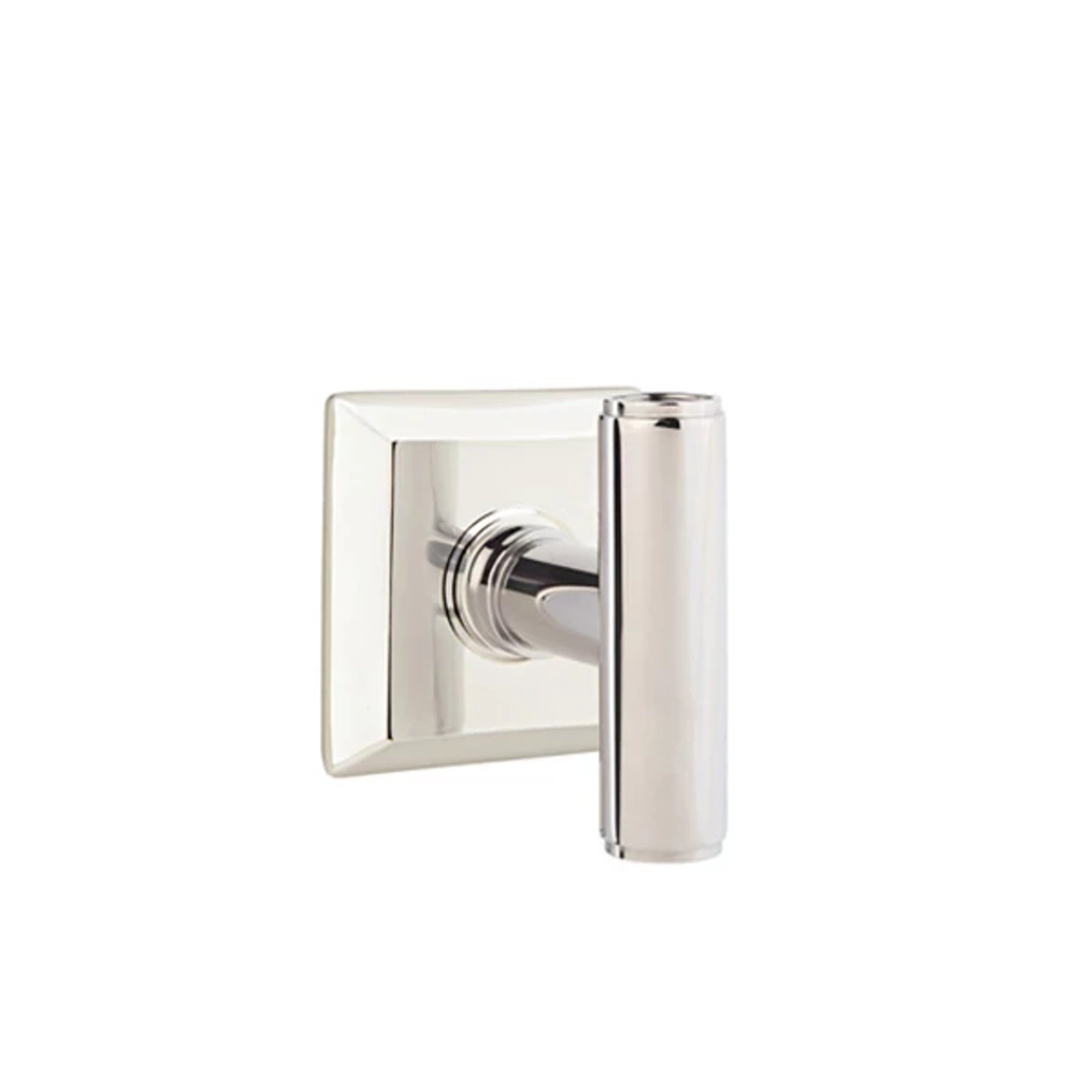 Emtek Ace Knob with Quincy Rosette in Polished Nickel