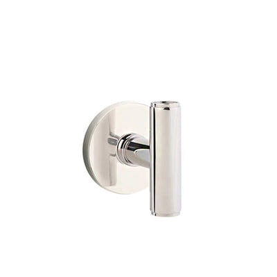 Emtek Ace Knob with Disk Rosette in Polished Nickel