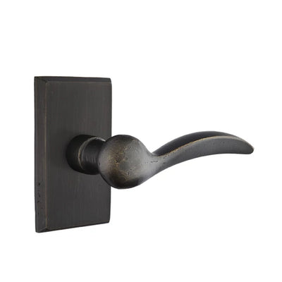 Emtek Durango Lever with #3 Rosette in Medium Bronze