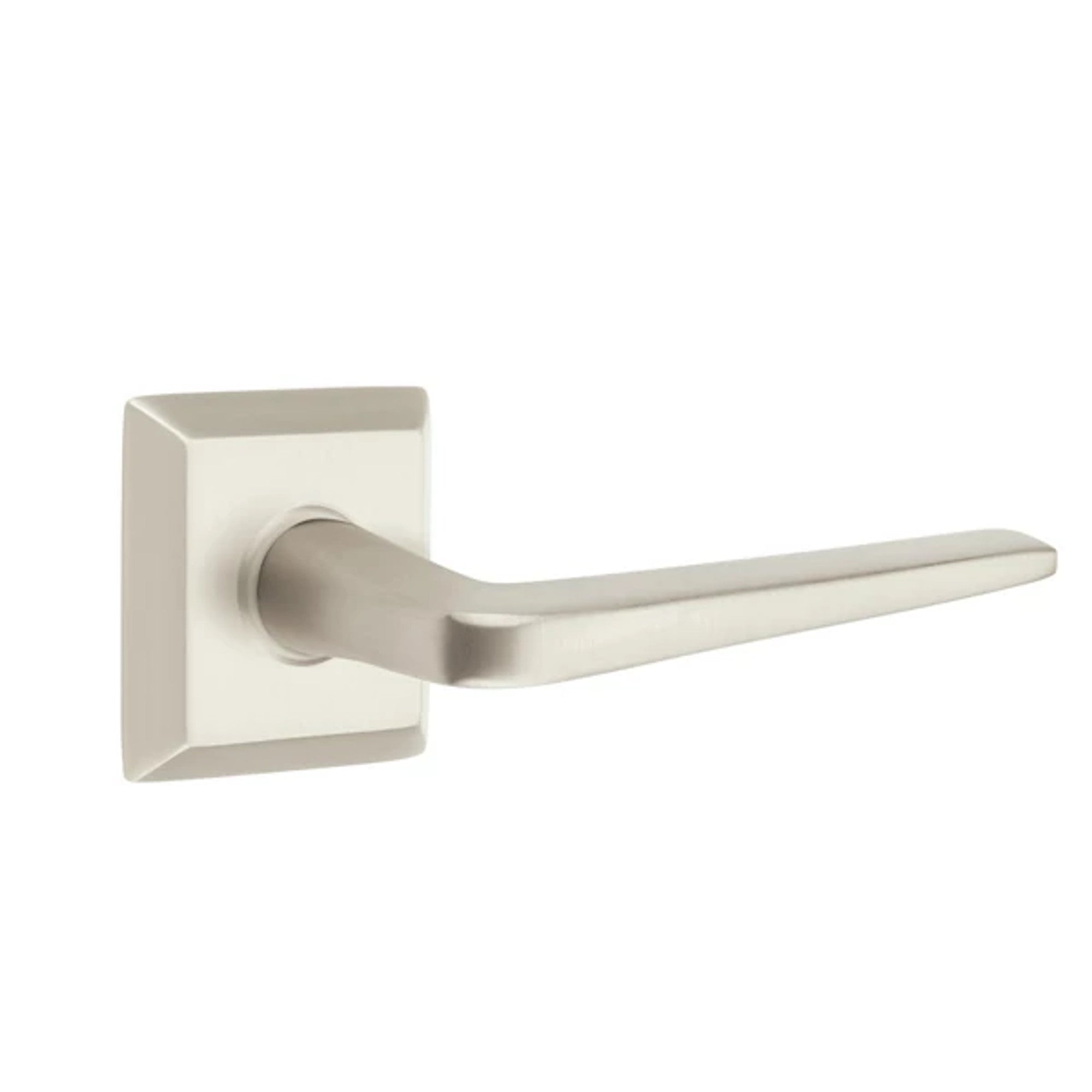 Emtek Athena Lever with Quincy Rosette in Satin Nickel