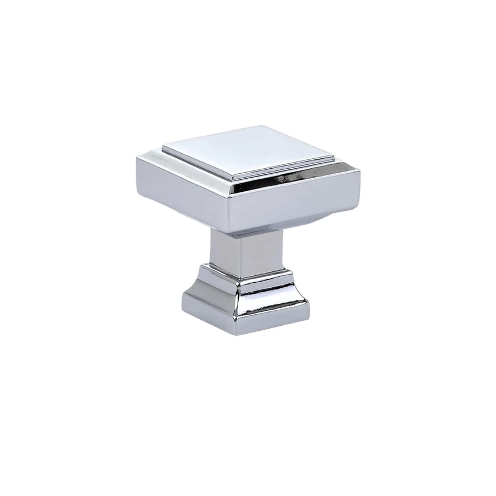 Emtek Geometric 1-1/4" Knob in Polished Chrome