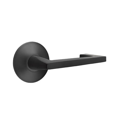 Emtek Argos Lever with Modern Rosette in Flat Black