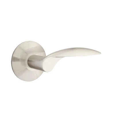 Emtek Mercury Lever with Modern Rosette in Satin Nickel
