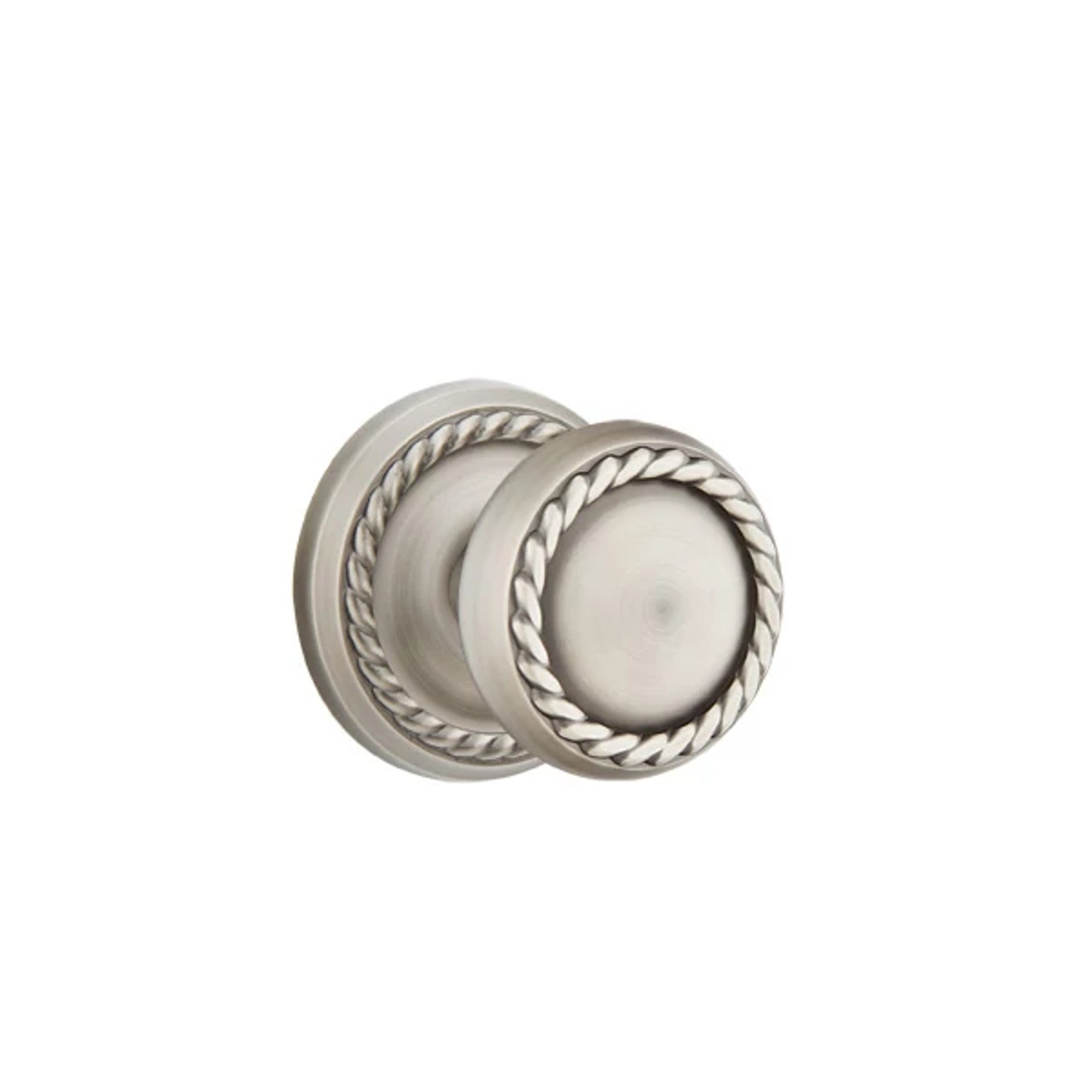 Emtek Rope Knob with Rope Rosette in Pewter
