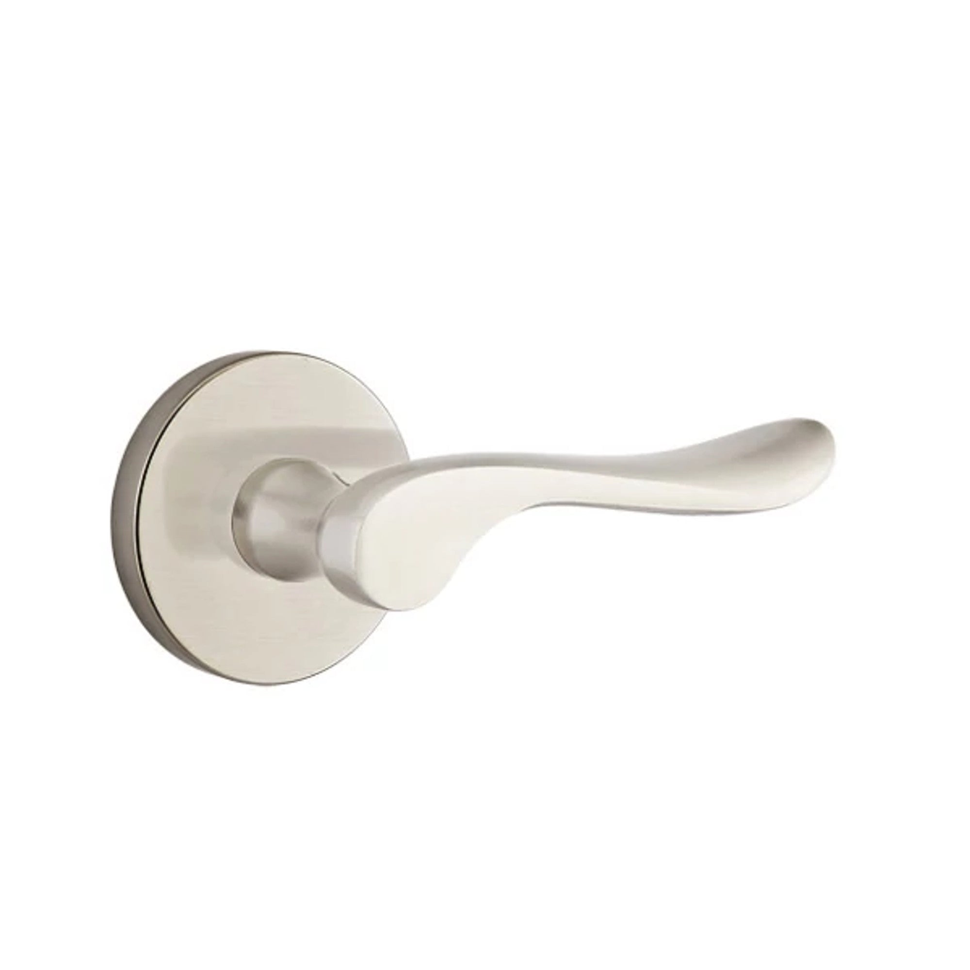 Emtek Luzern Lever with Disk Rosette in Satin Nickel