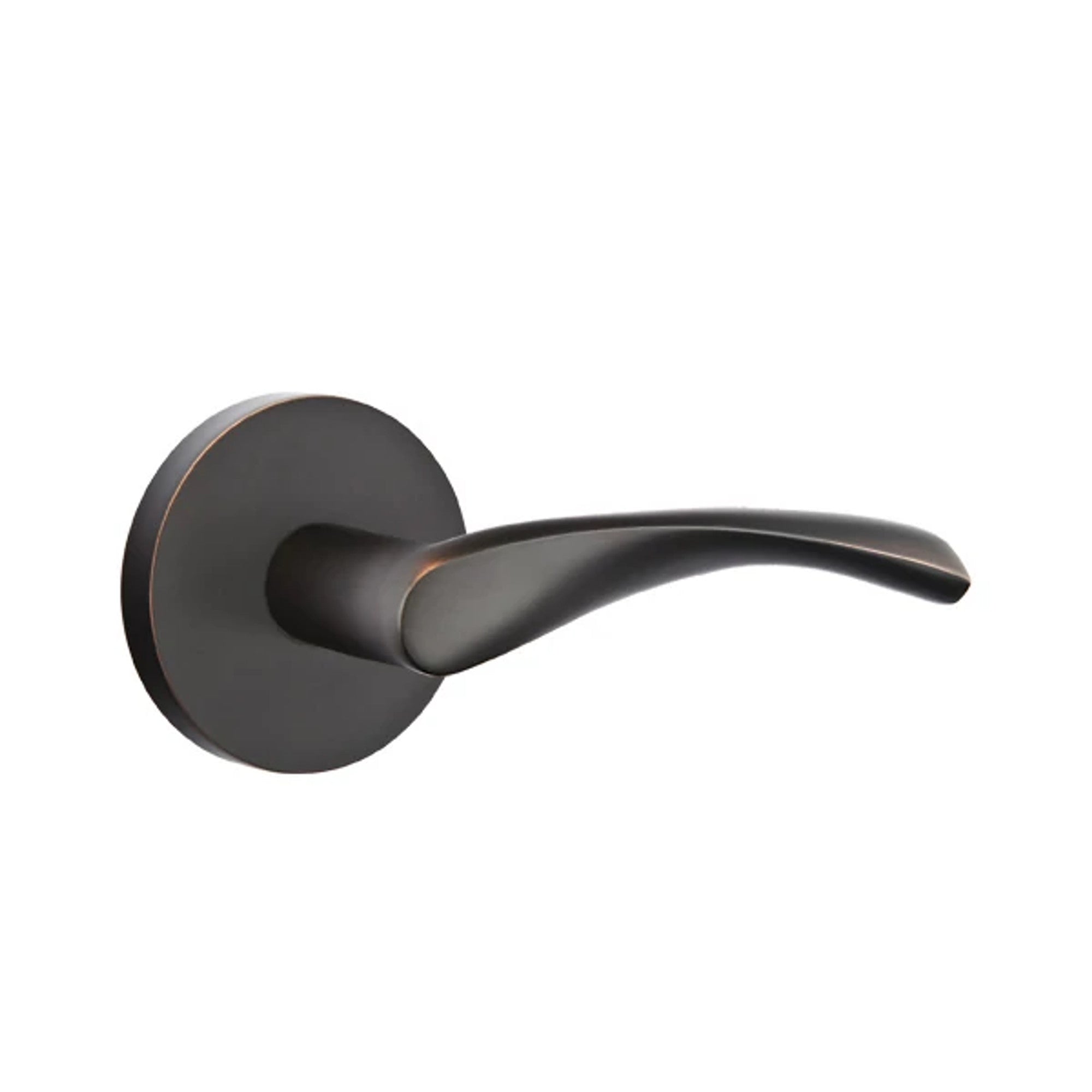 Emtek Triton Lever with Disk Rosette in Oil Rubbed Bronze