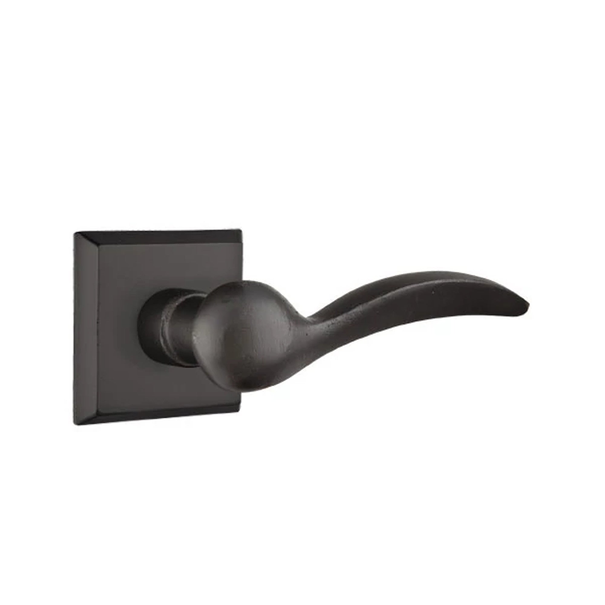 Emtek Durango Lever with #6 Rosette in Flat Black Bronze