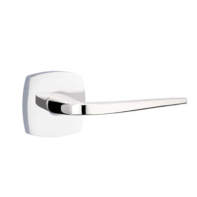 Emtek Athena Lever with Urban Modern Rosette in Polished Chrome