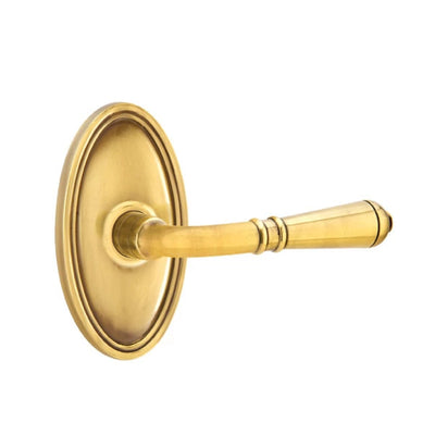 Emtek Turino Lever with Oval Rosette in French Antique