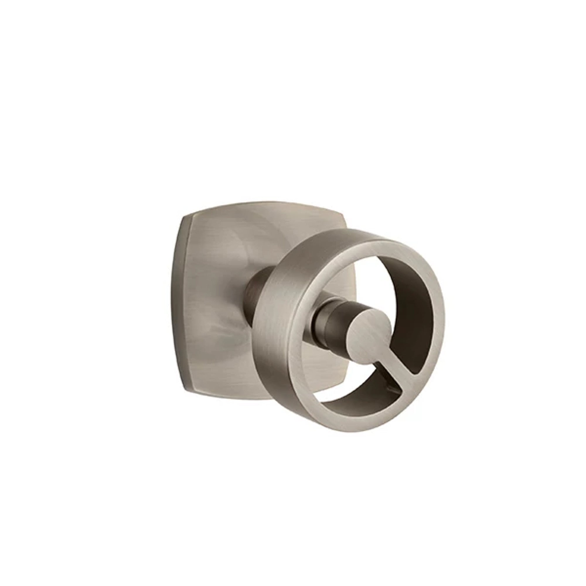 Emtek Spoke Knob with Urban Modern Rosette in Pewter