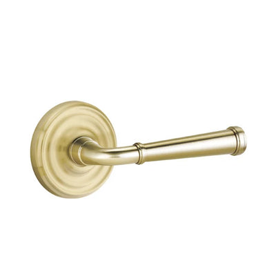 Emtek Merrimack Lever with Regular Rosette in Satin Brass
