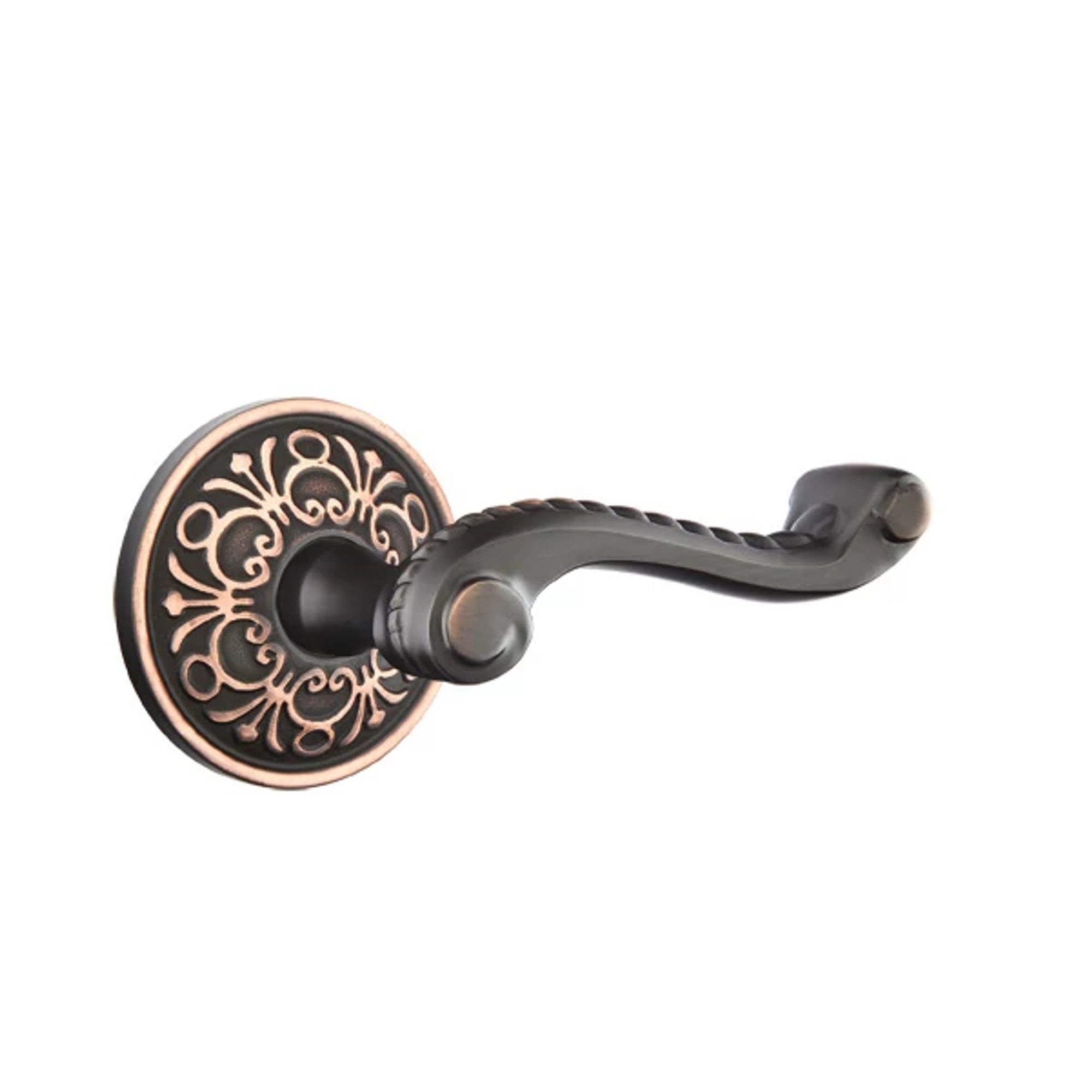 Emtek Rope Lever with Lancaster Rosette in Oil Rubbed Bronze