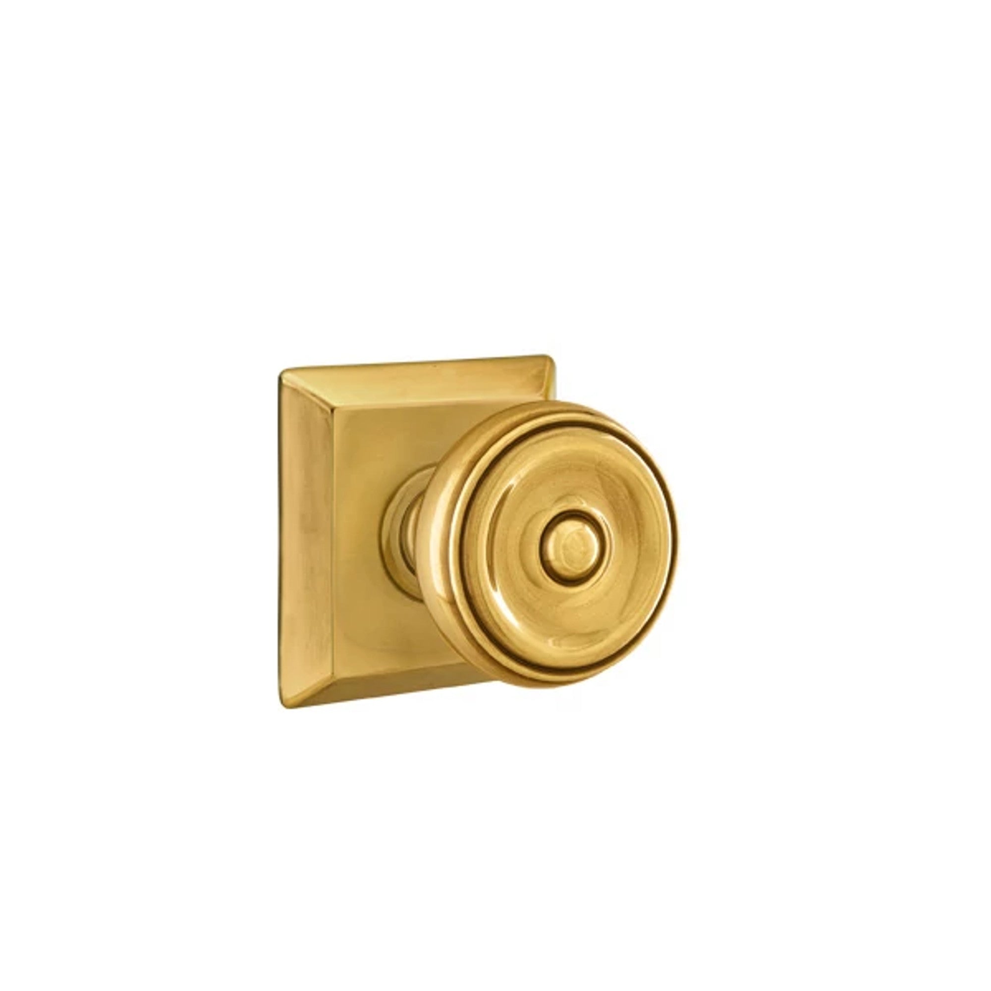 Emtek Waverly Knob with Quincy Rosette in French Antique