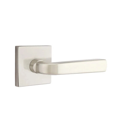 Emtek Sion Lever with Square Rosette in Satin Nickel