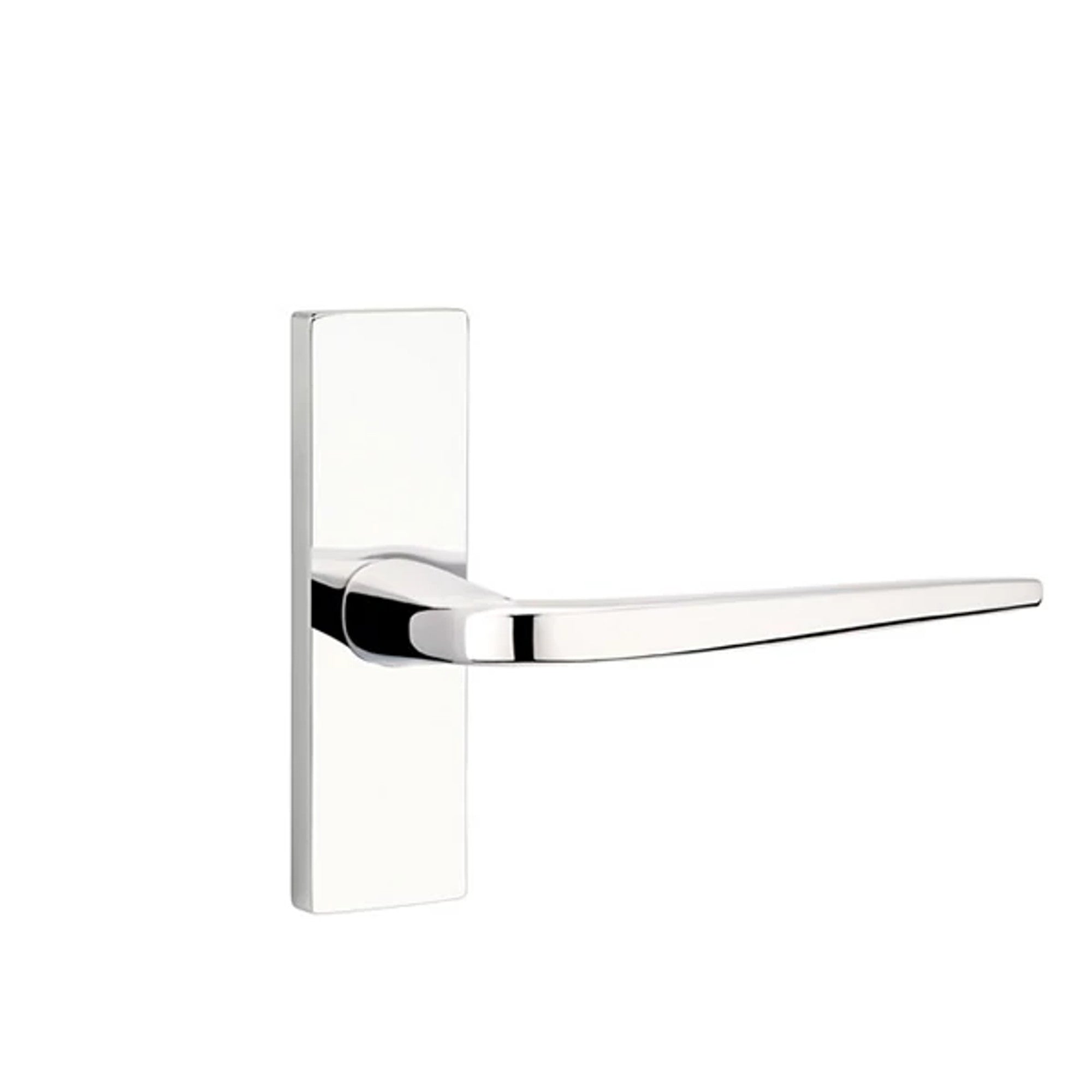 Emtek Athena Lever with Stretto 1-1/2" x 5" in Polished Chrome