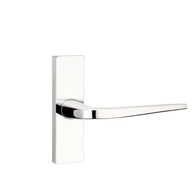 Emtek Athena Lever with Stretto 1-1/2" x 5" in Polished Chrome