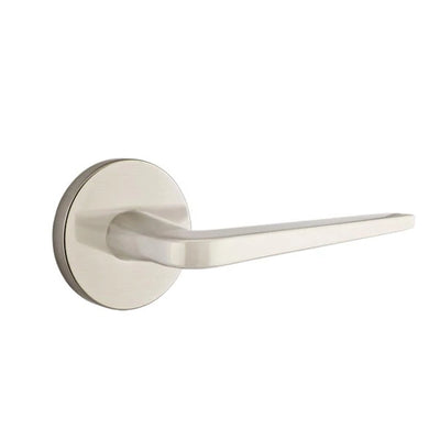 Emtek Athena Lever with Disk Rosette in Satin Nickel