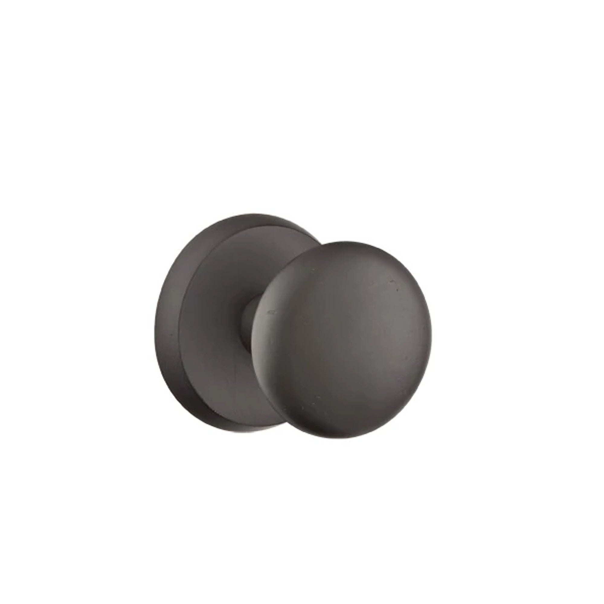 Emtek Winchester Knob with #2 Rosette in Flat Black Bronze