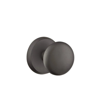 Emtek Winchester Knob with #2 Rosette in Flat Black Bronze