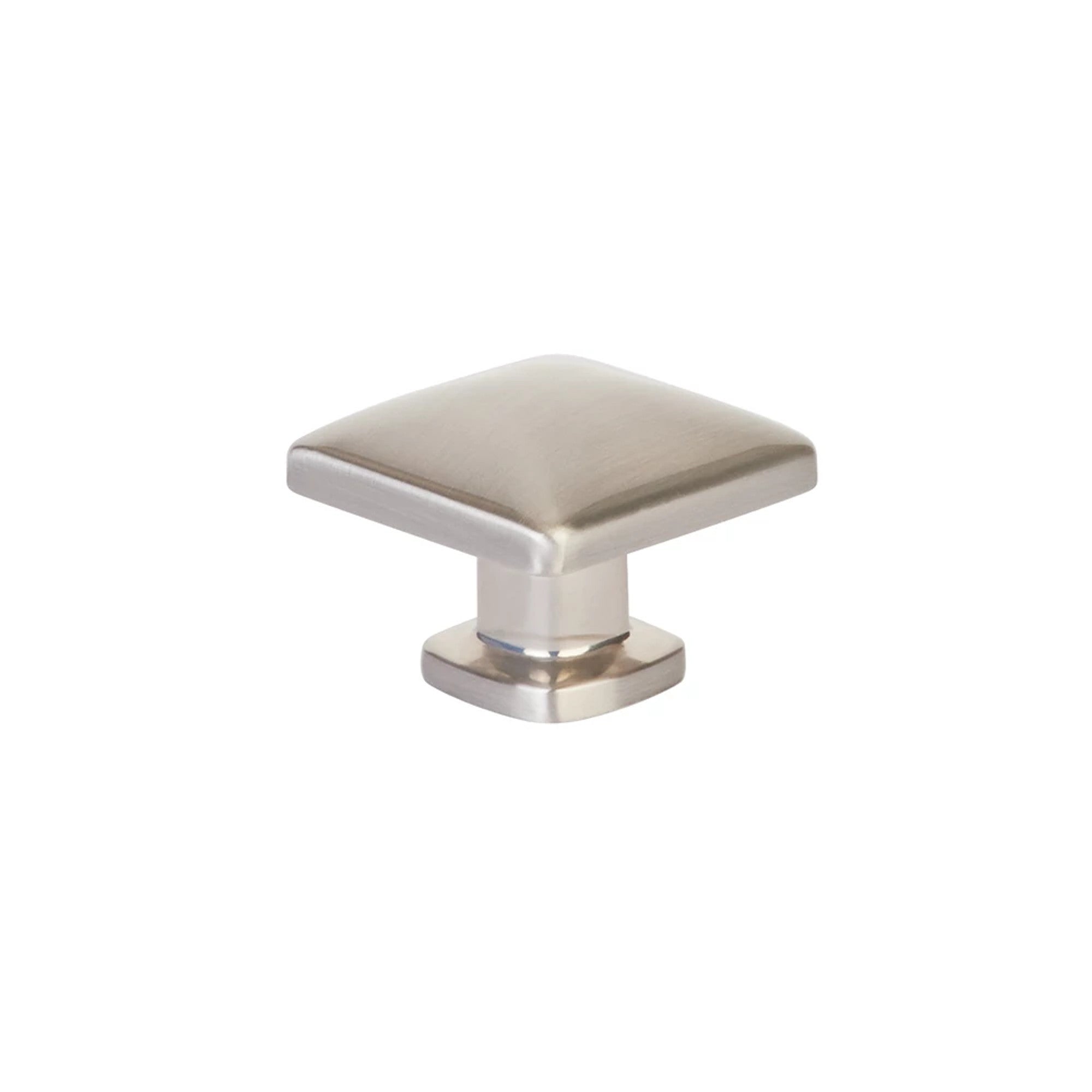 Emtek Lawson 1-1/4" Square Knob in Satin Nickel