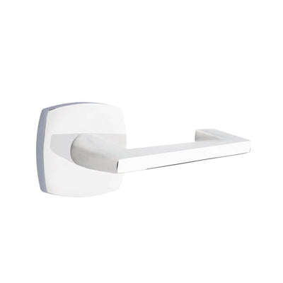 Emtek Argos Lever with Urban Modern Rosette in Polished Chrome
